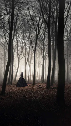 是谁躲在这令人毛骨悚然的树林里？