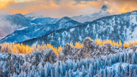令人惊叹的山顶美景