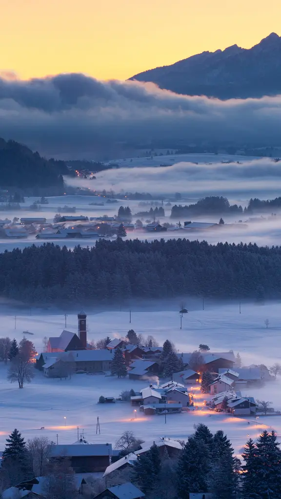 Wo die Stille den Nebel umarmt