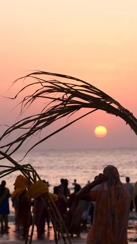 Chhath on the shore