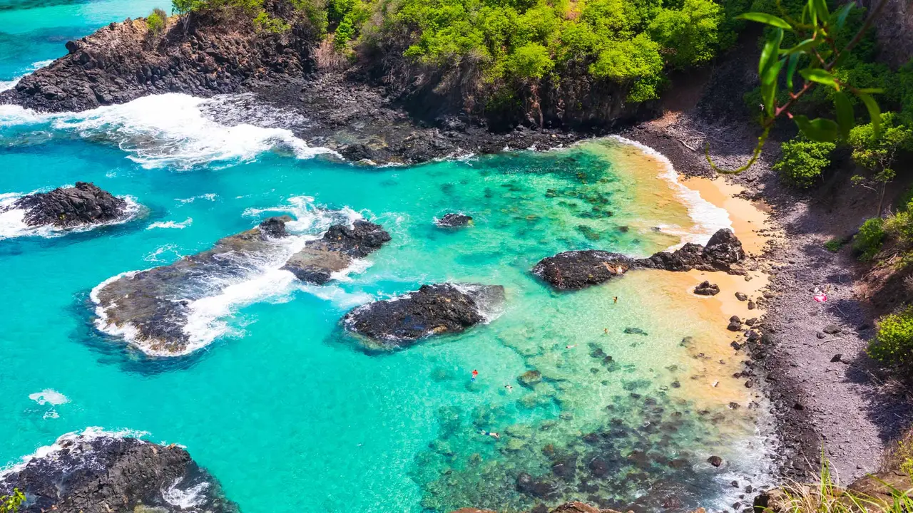 Um banho verde esmeralda