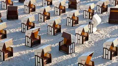 Ein Wohnzimmer am Meer