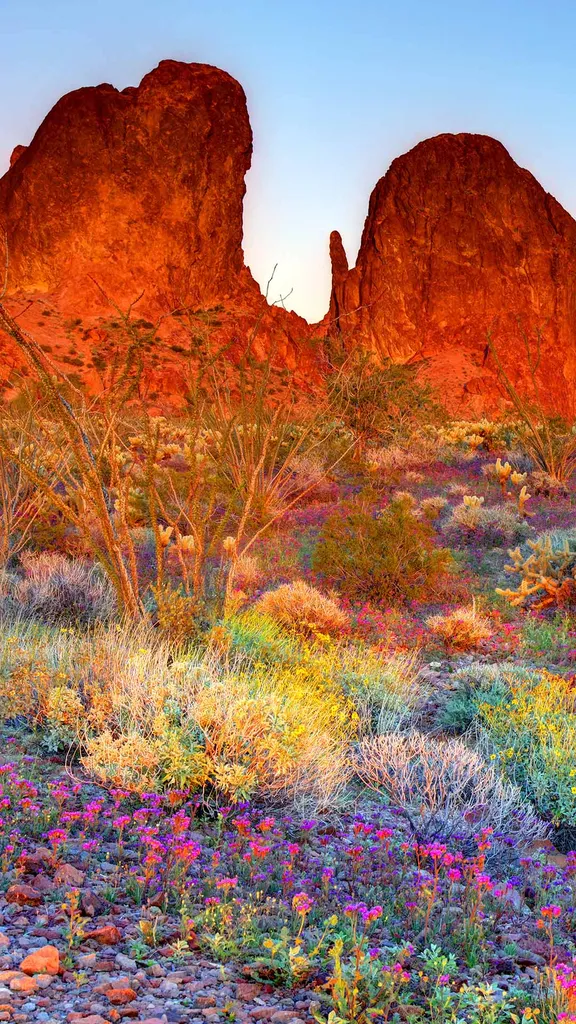 Desert, drawn wide