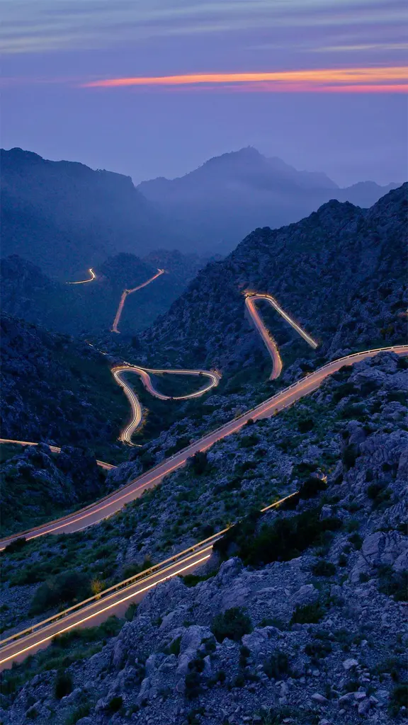 通往萨卡洛布拉湾的路，西班牙马约卡岛