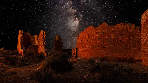 Hovenweep国家纪念碑的方塔，犹他州