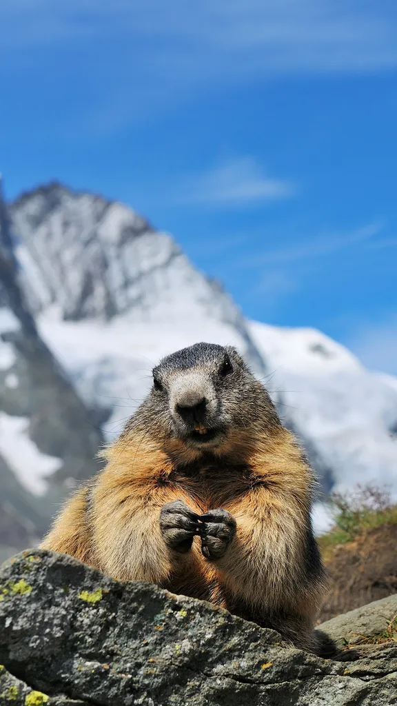 Alpine marmots, Hohe Tauern National Park, Austria