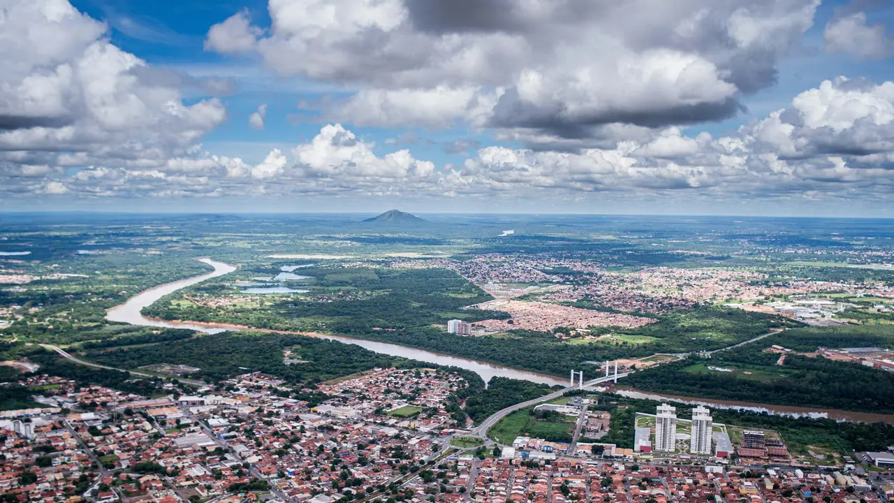 A cidade verde e amarela