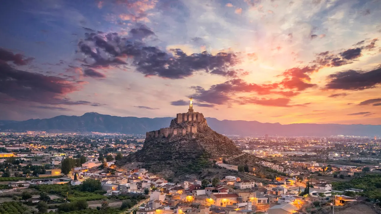 Un castillo de colores