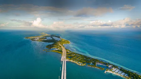 On the open ocean road