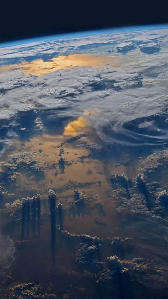 宇航员杰夫&middot;威廉姆斯在国际空间站拍摄到的地球