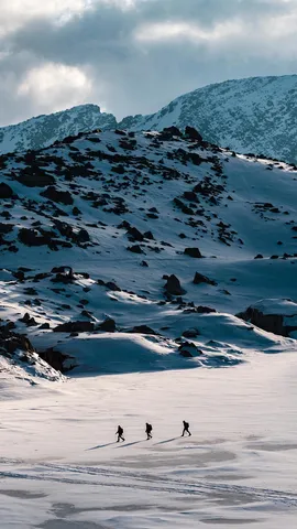 &iexcl;Un lago realmente invernal!