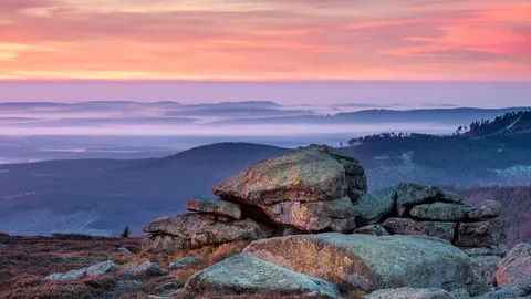 Sunrise on the Brocken, Harz National Park, Germany