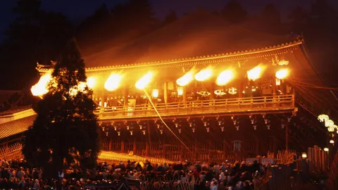 今日は東大寺のお水取り