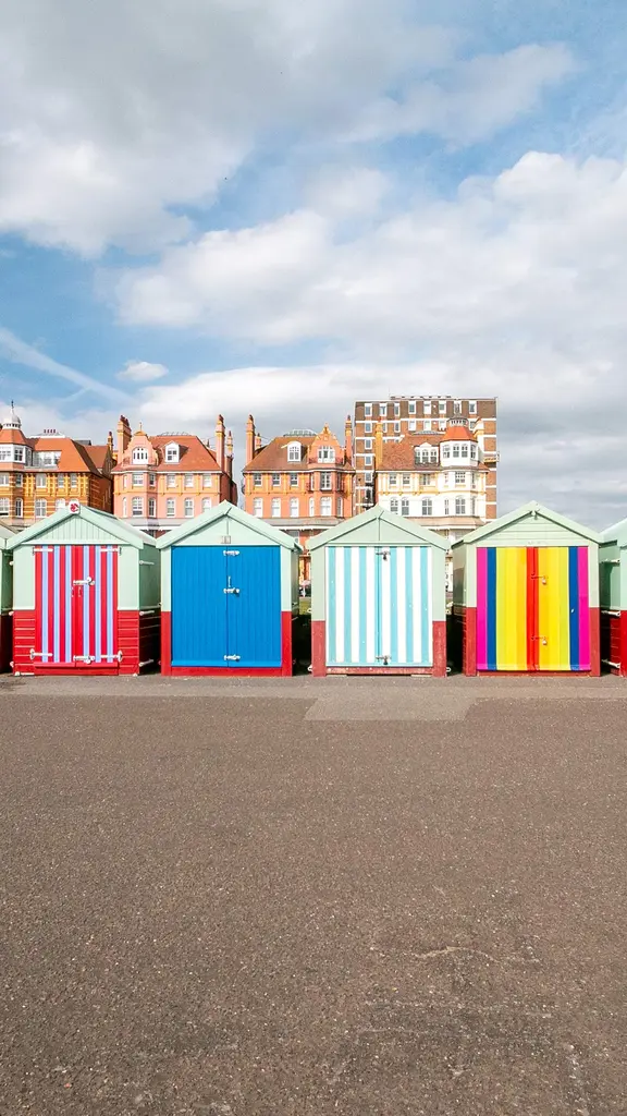 Curtains up by the sea