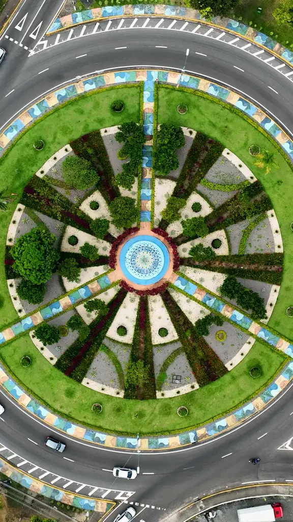 Letters Square Roundabout, Manaus, Brazil