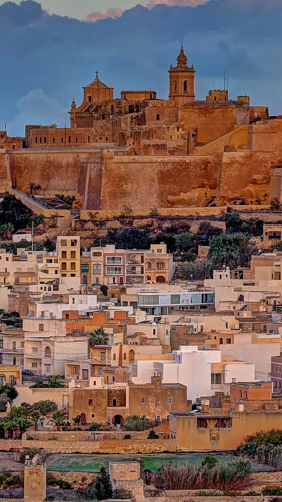 戈佐岛上的Cittadella城堡,马耳他