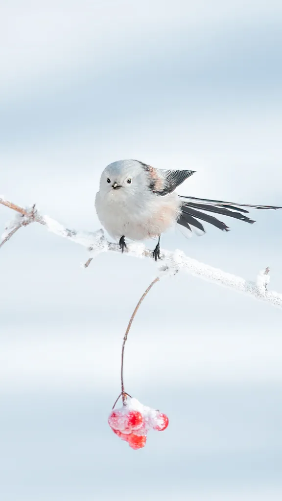 冬季里的呆萌小可爱